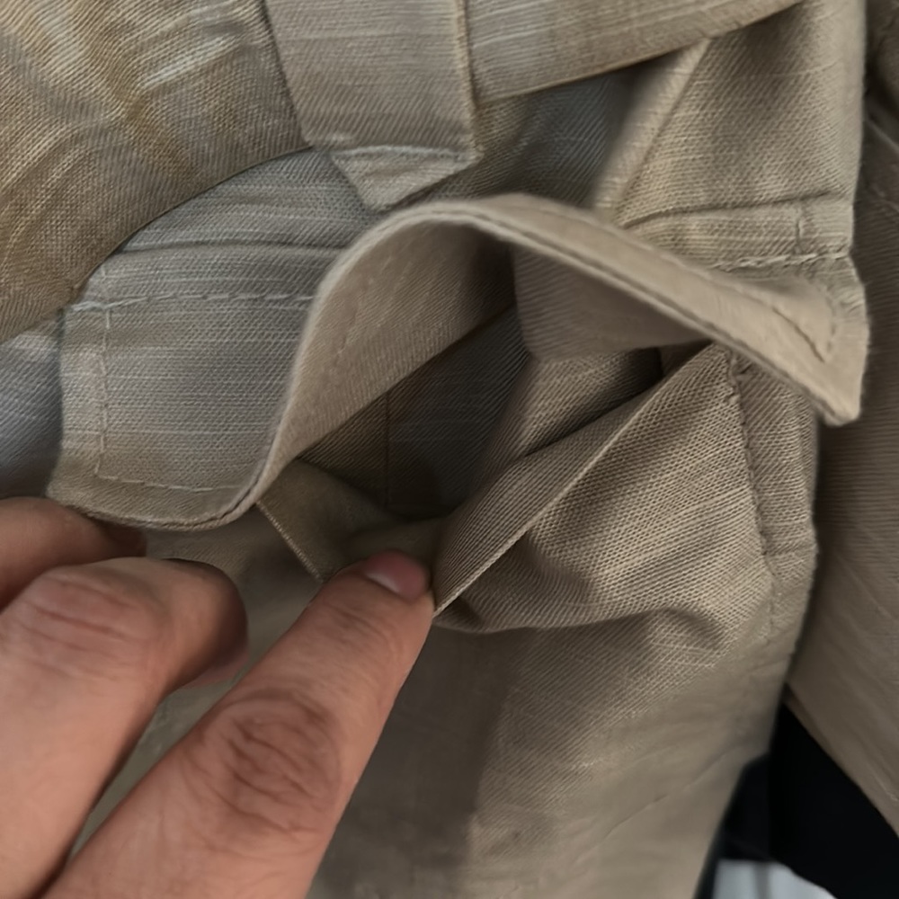 Tan The Limited 'Safari' Suit Jacket with Belt ( Size Medium) - Picture 8 of 10